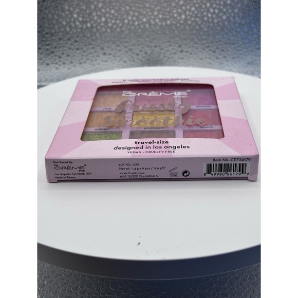 The Crème shop Fruity Smoothie Travel size Eyeshadow palette 9 Colors - Picture 2 of 5